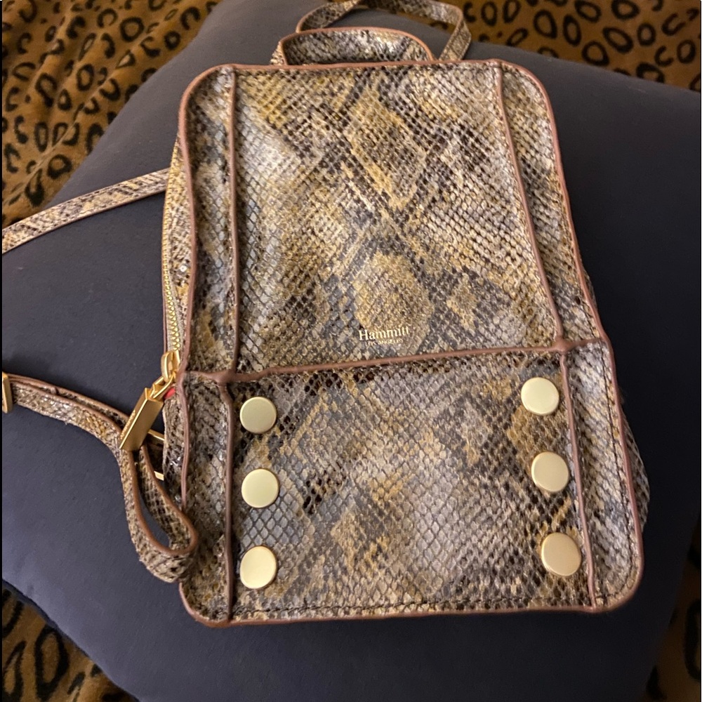 Snakeskin Hammitt mini backpack